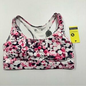 XERSION floral sports bra nwt
